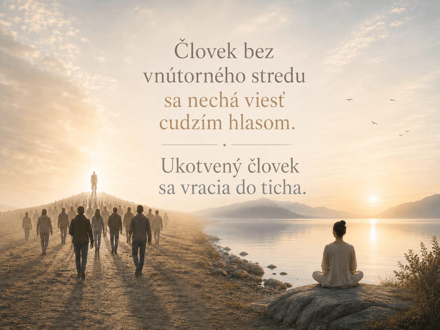 "dav vs žena v lotosovom sede"