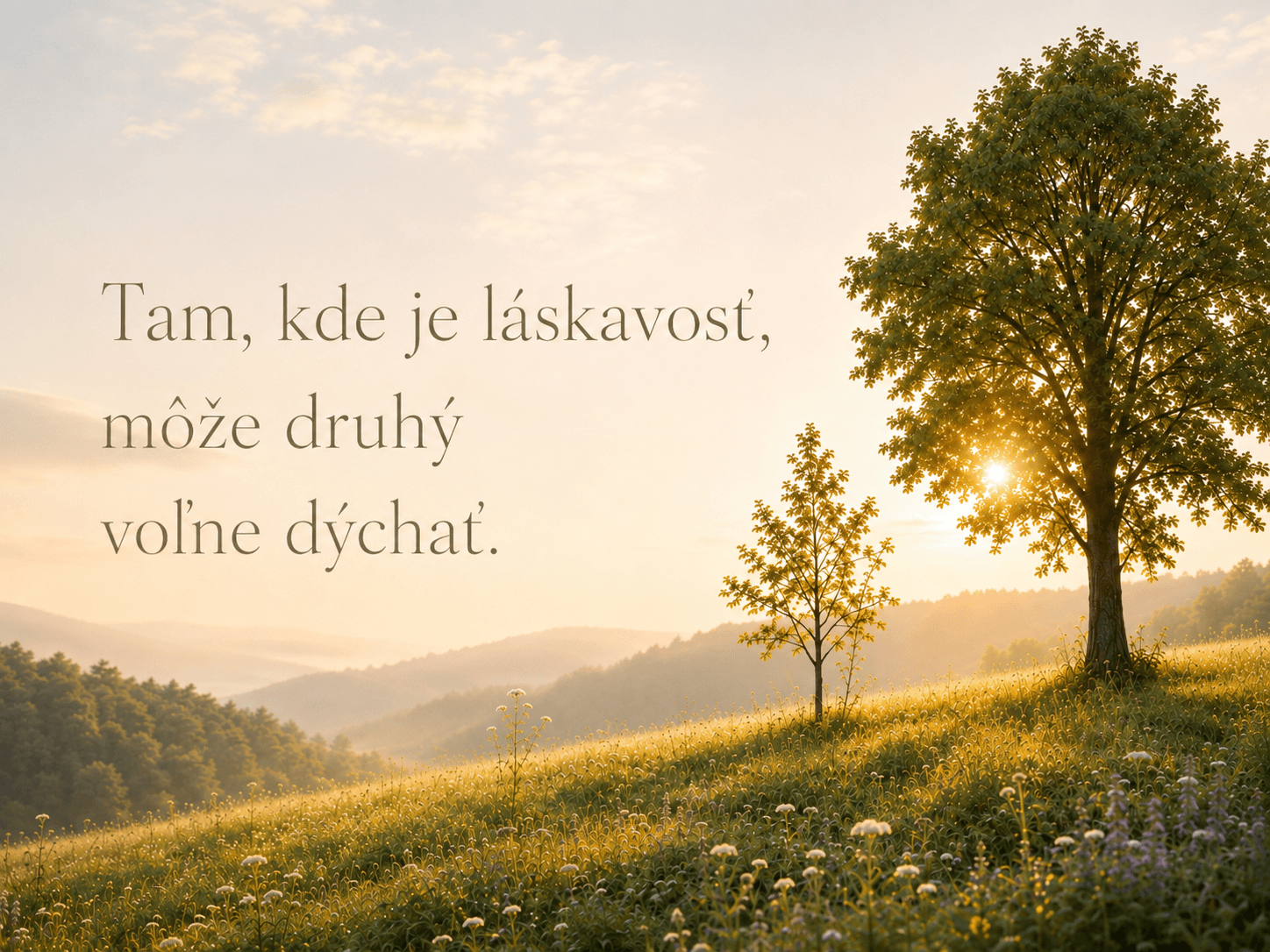 "dva stromy vedľa seba"