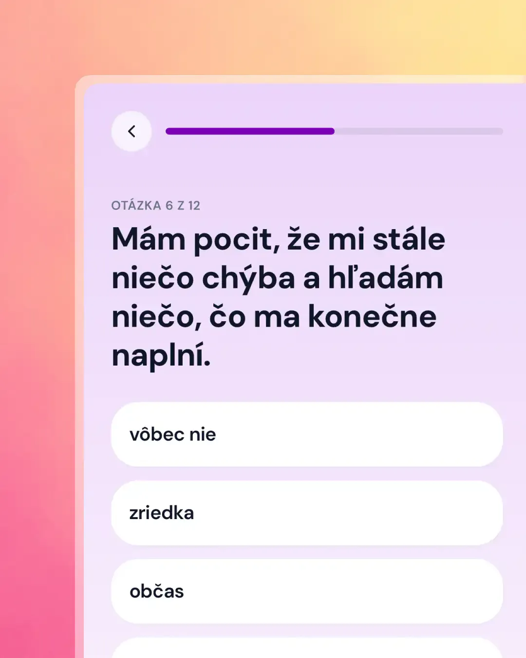 Začni tým, čo práve prežívaš.