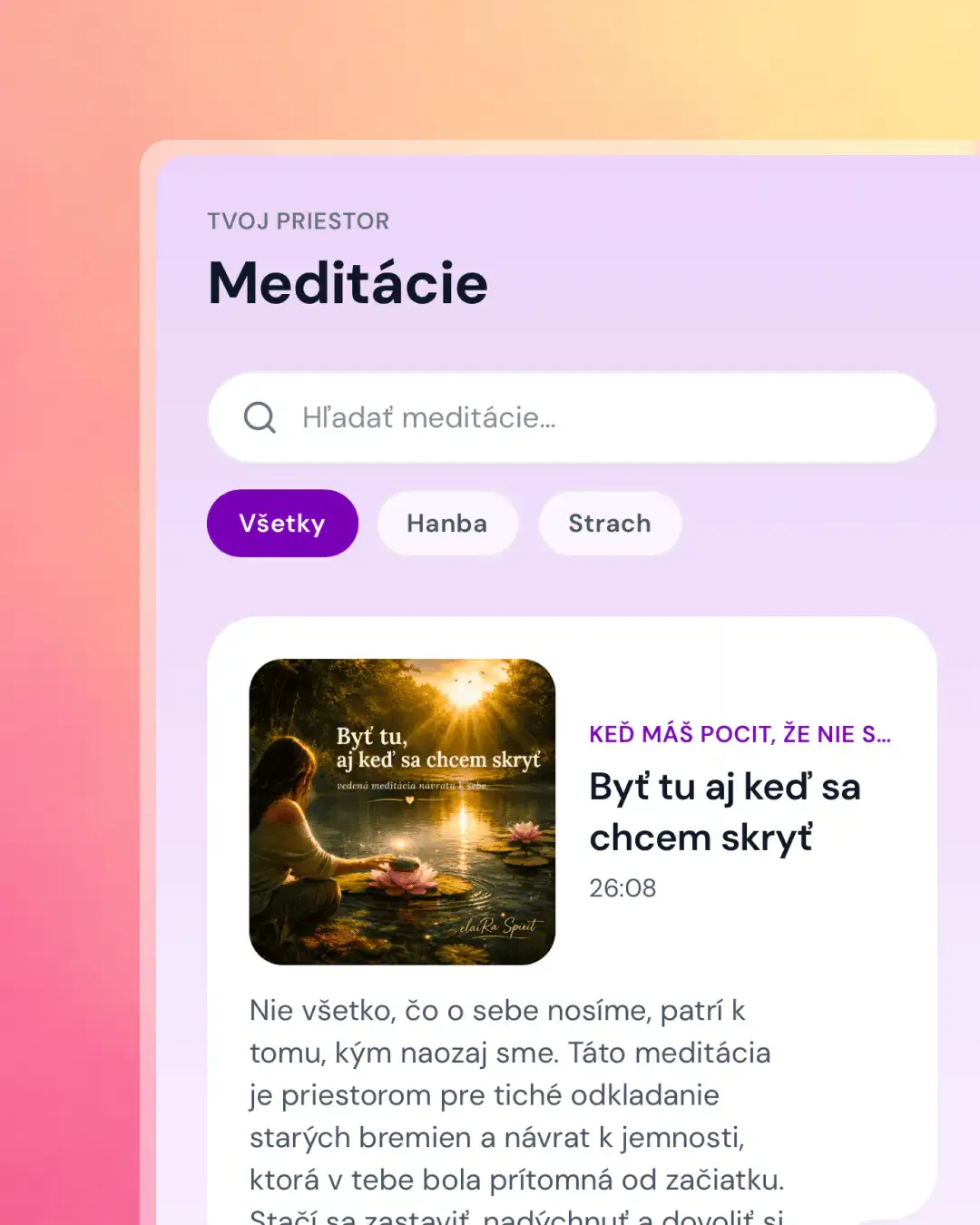 Niekedy netreba ďalšie slová.