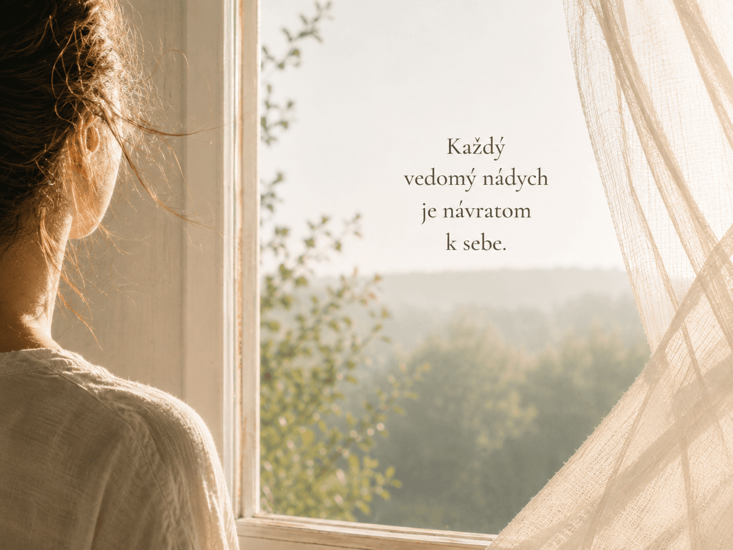 "žena pri okne"