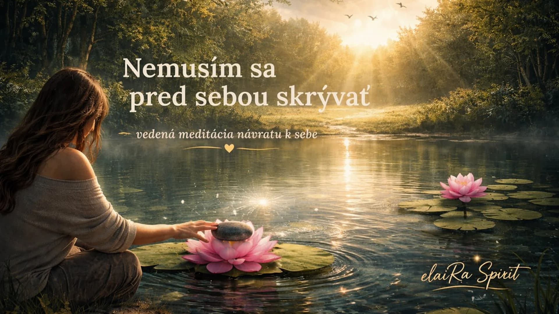 Nemusím sa pred sebou skrývať