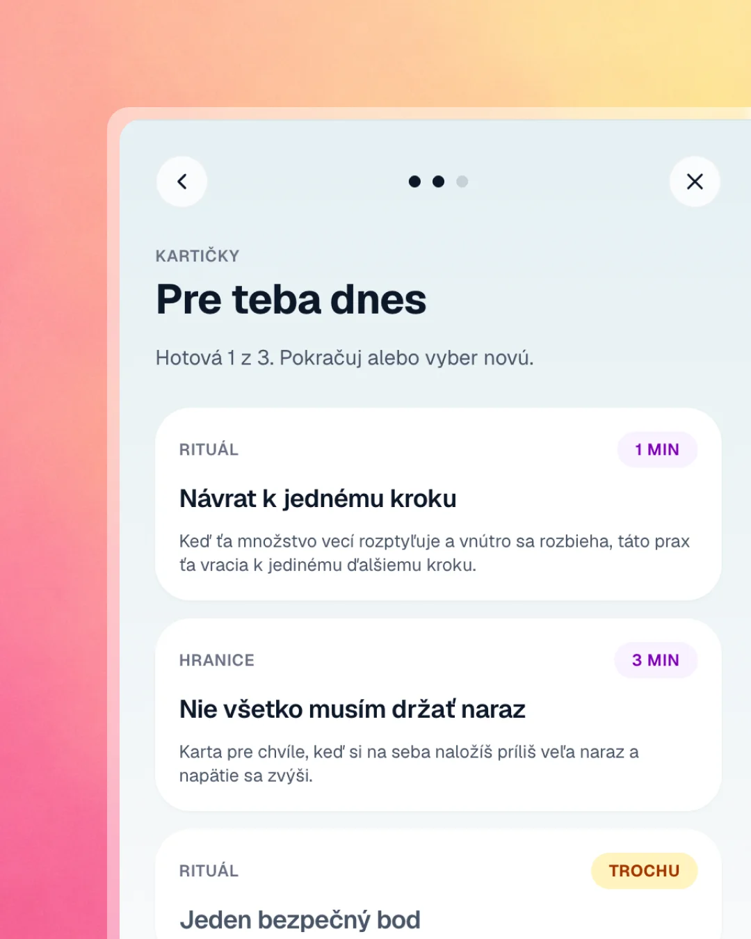 Personalizované odporúčania pre teba